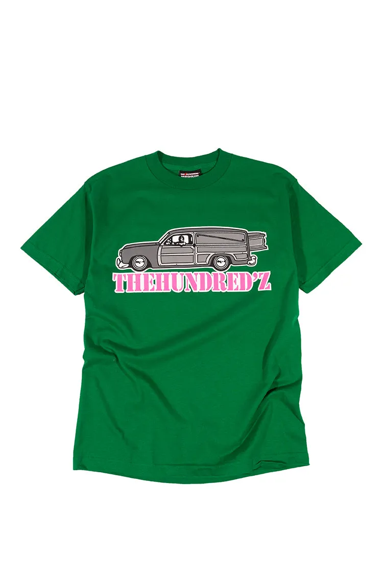 The Hundreds Graphic Tees ZZZ T-Shirt grün M Vintage