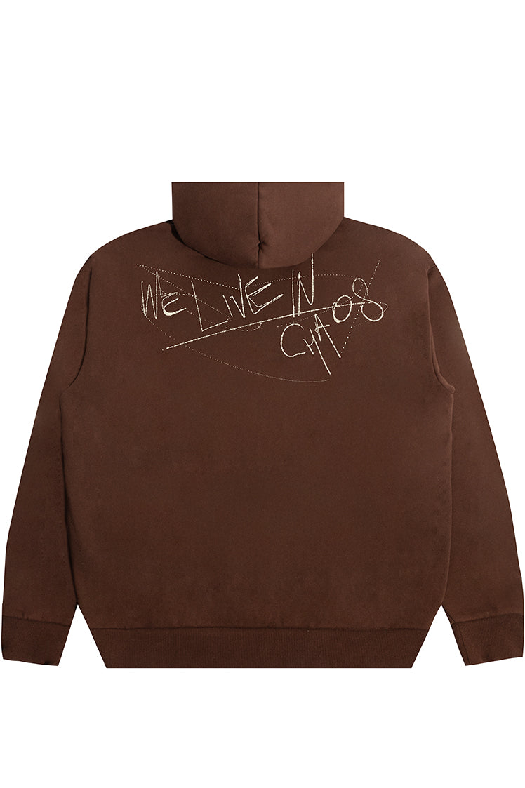 The Hundreds Live in Chaos Pullover Braun Oversized