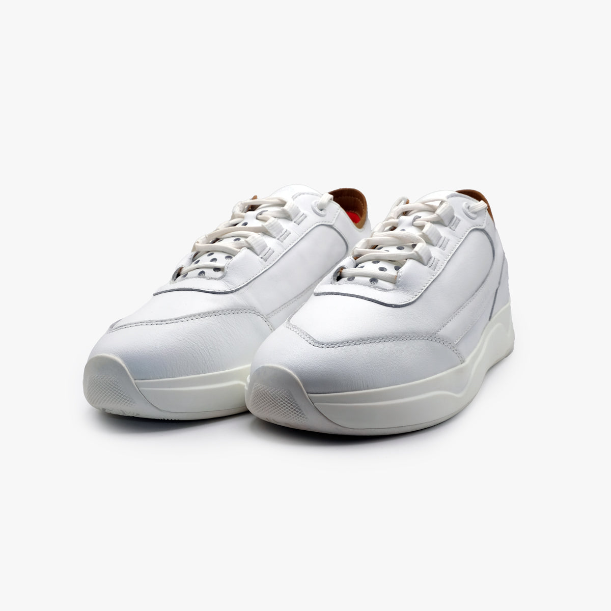 EDV x i:D Lemieux Leather Bootsschuh Weiß rutschfest