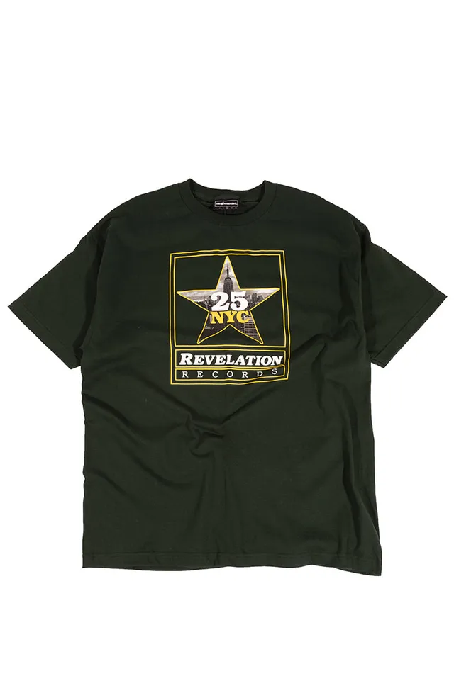The Hundreds 25 NYC Revelation Records T-Shirt grün XL