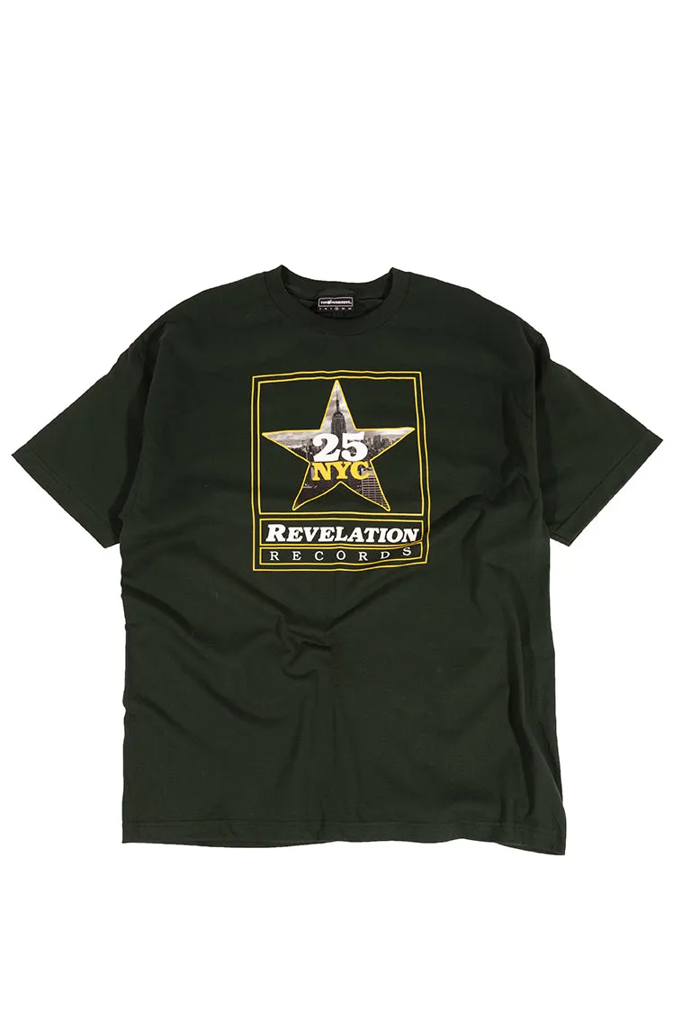 The Hundreds 25 NYC Revelation Records T-Shirt grün XL