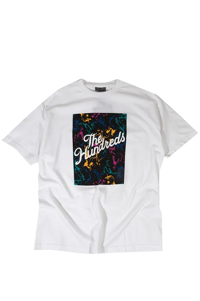 The Hundreds Graphic Tees Slant Camo Weiß XL
