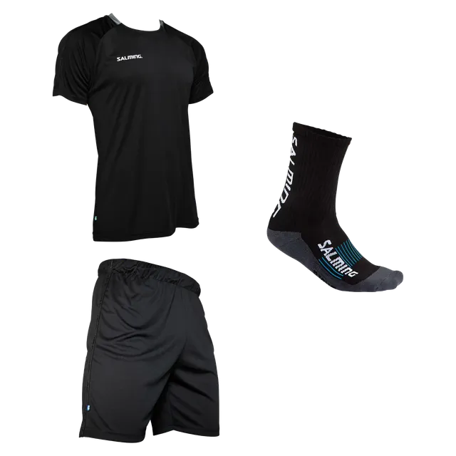 Salming Core 22 Match Kit Trikotset schwarz