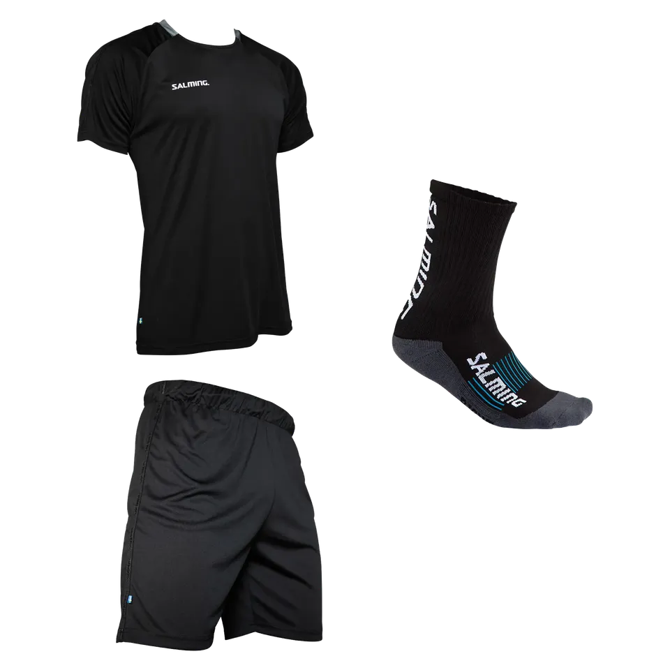 Salming Core 22 Match Kit Trikotset schwarz