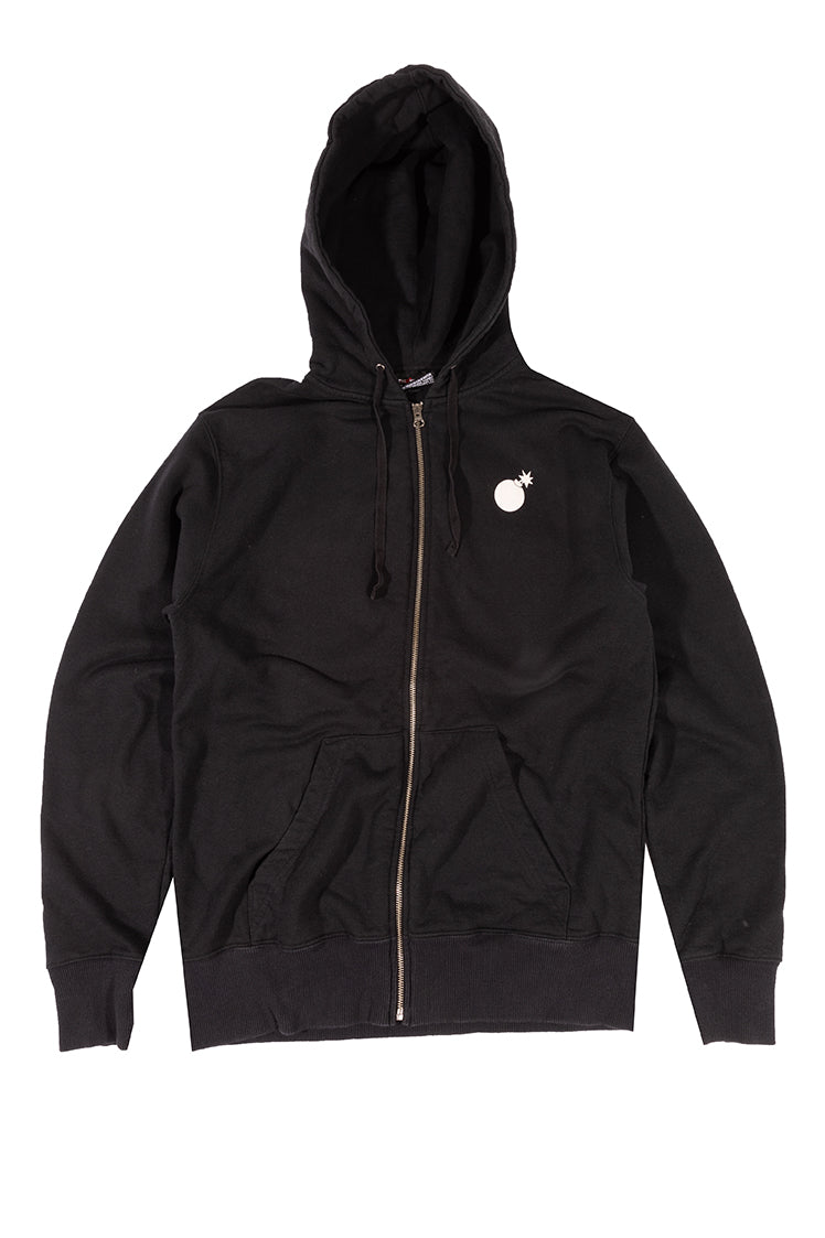 The Hundreds Quake Zip-Up Hoodie Schwarz L