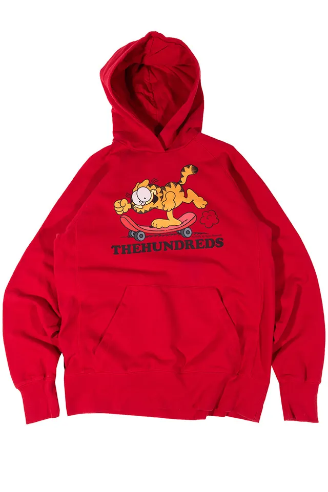 The Hundreds Skate Pullover Garfield Rot S