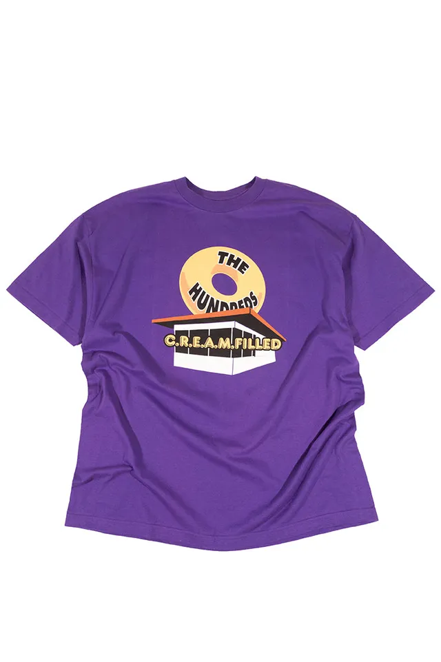 The Hundreds Graphic Tees Cream Filled T-Shirt Lila XL