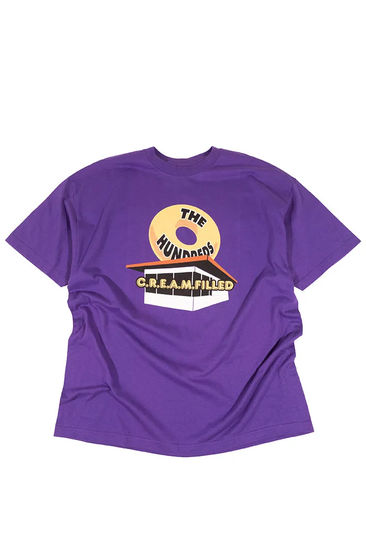 The Hundreds Graphic Tees Cream Filled T-Shirt Lila XL