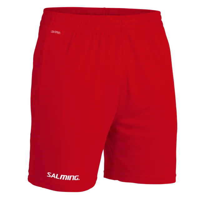Salming Granite Game Shorts JR Shorts 128 weiß mit Innenslip