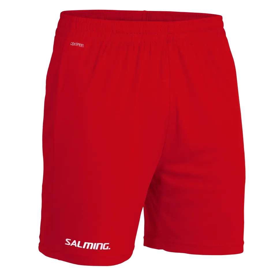 Salming Granite Game Shorts JR Shorts 128 weiß mit Innenslip