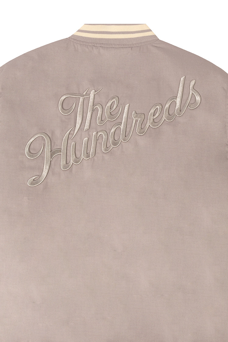 The Hundreds Outerwear Slant Sports Jacket Hellgrau Wattiert