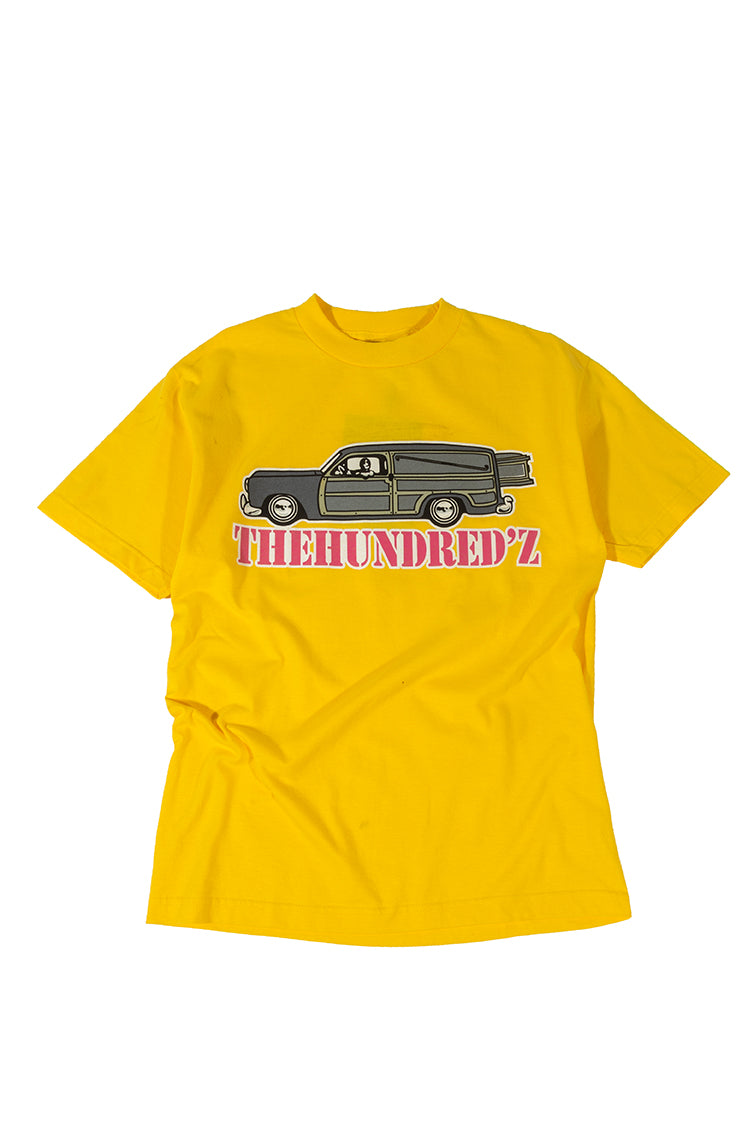 The Hundreds Graphic Tees ZZZ T-Shirt Gelb M Vintage