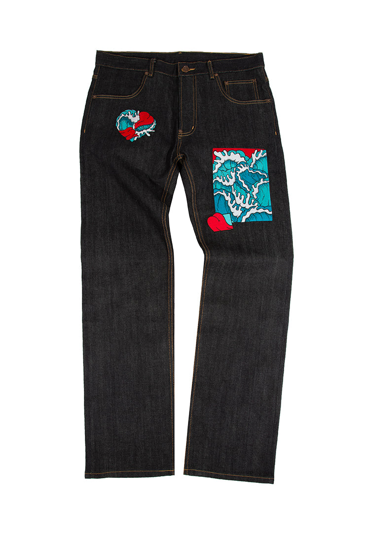 The Hundreds Aaron Kai Denim Jeans Dunkelblau 34