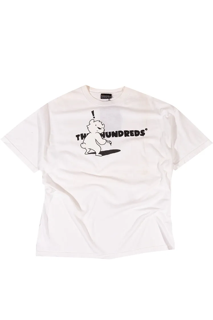 The Hundreds Graphic Tees Awesome Bear T-Shirt Weiß 2XL Print