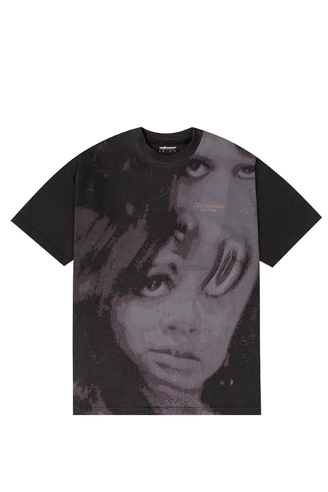 The Hundreds Graphic Tees Myth T-Shirt Schwarz Boxy Baumwolle