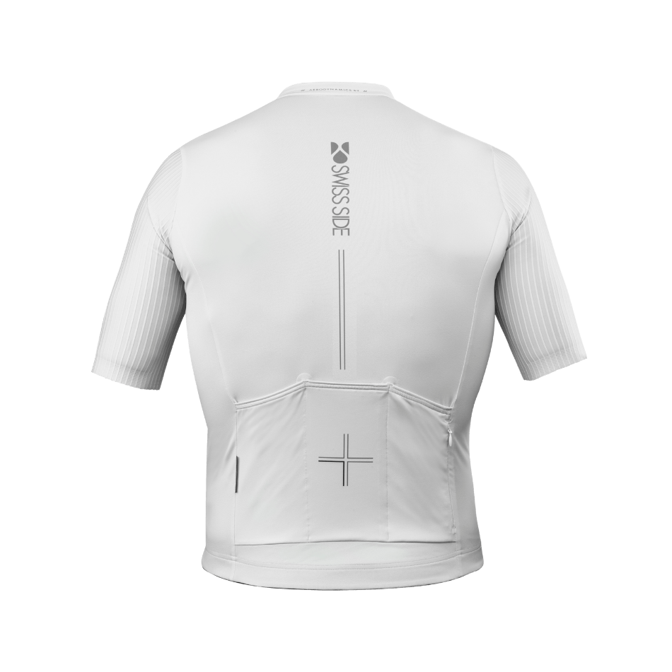 Swiss Side AERO Jersey Classic Radtrikot Dunkelgrau L Aero