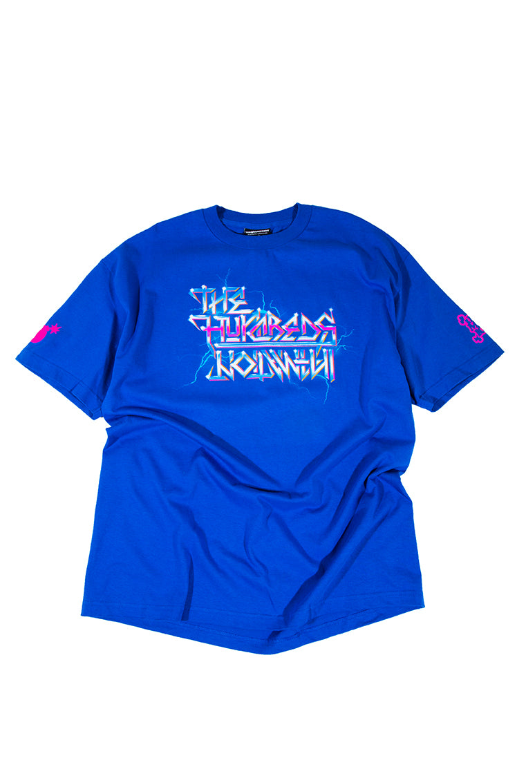 The Hundreds Graphic Tees Weird Metal T-Shirt Blau XL Neu