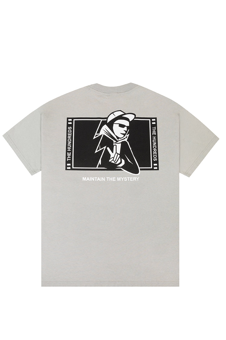 The Hundreds Northern Mystery T-Shirt Hellgrau Oversize Baumwolle