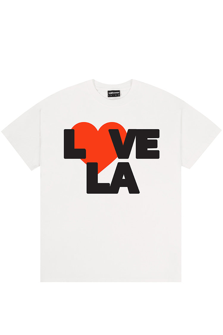 The Hundreds Love LA T-Shirt Weiß Baumwolle Oversized