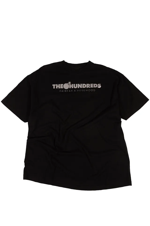 The Hundreds Rosewood Logo T-Shirt Schwarz XXL Vintage
