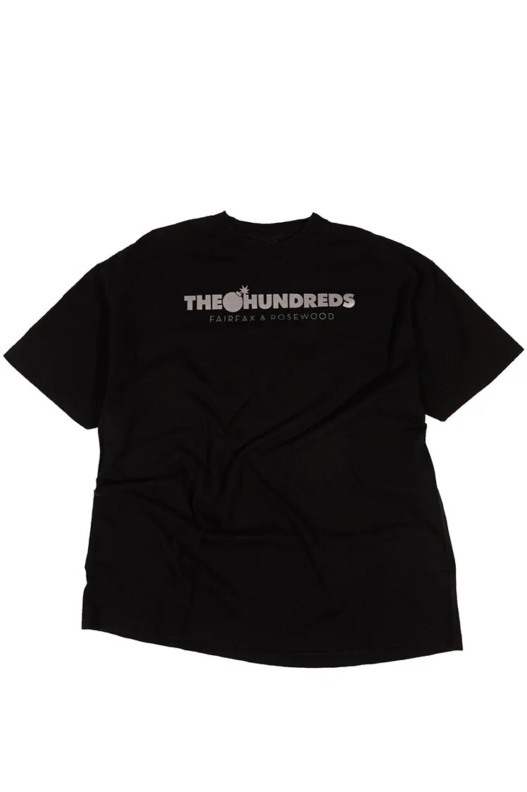 The Hundreds Rosewood Logo T-Shirt Schwarz XXL Vintage