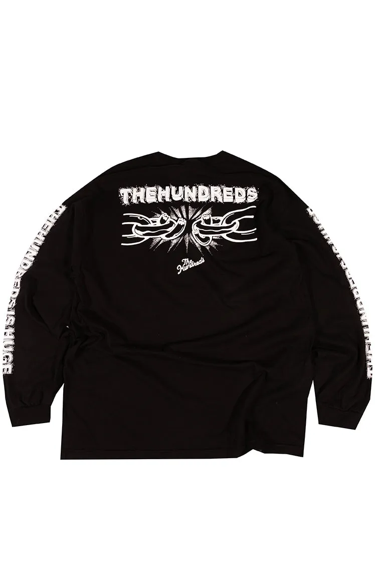 The Hundreds Breaking The Chain LS Shirt Langarmshirt Schwarz L