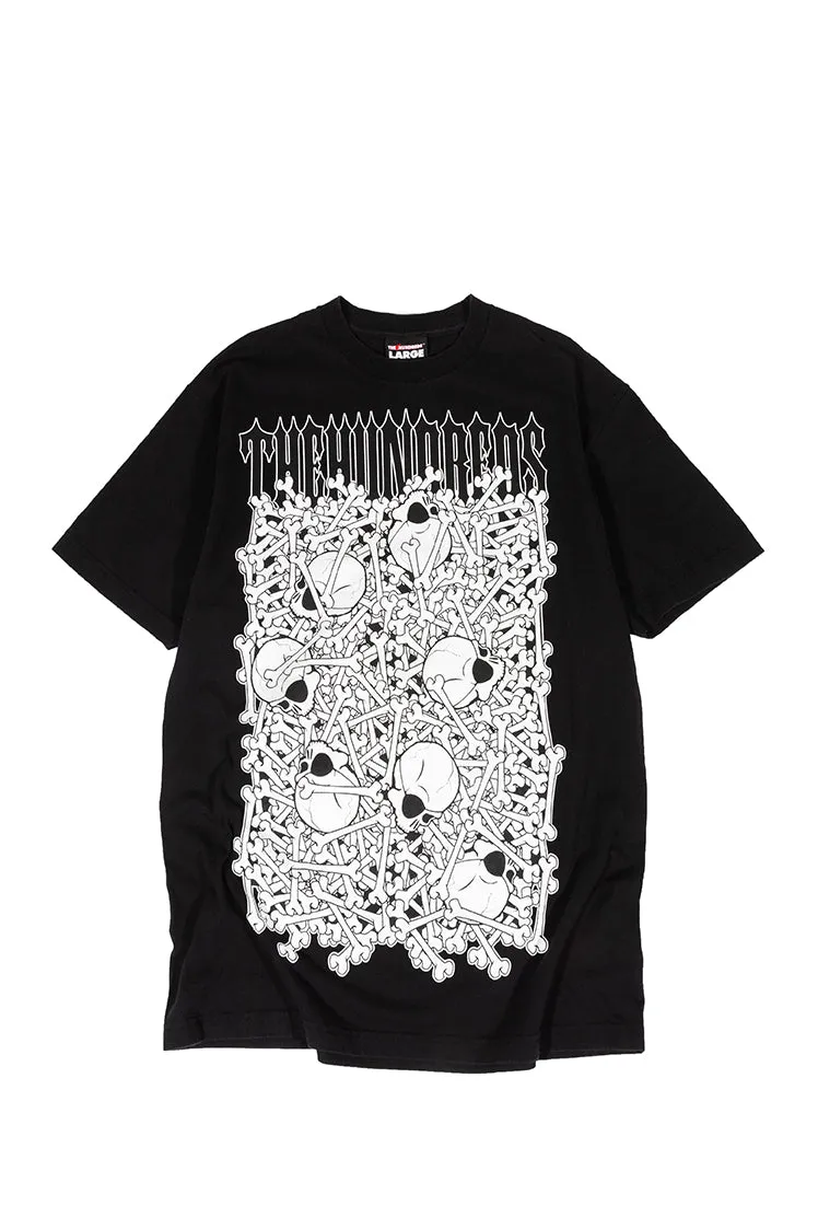 The Hundreds Graphic Tees Bone Pile T-Shirt schwarz L Skull