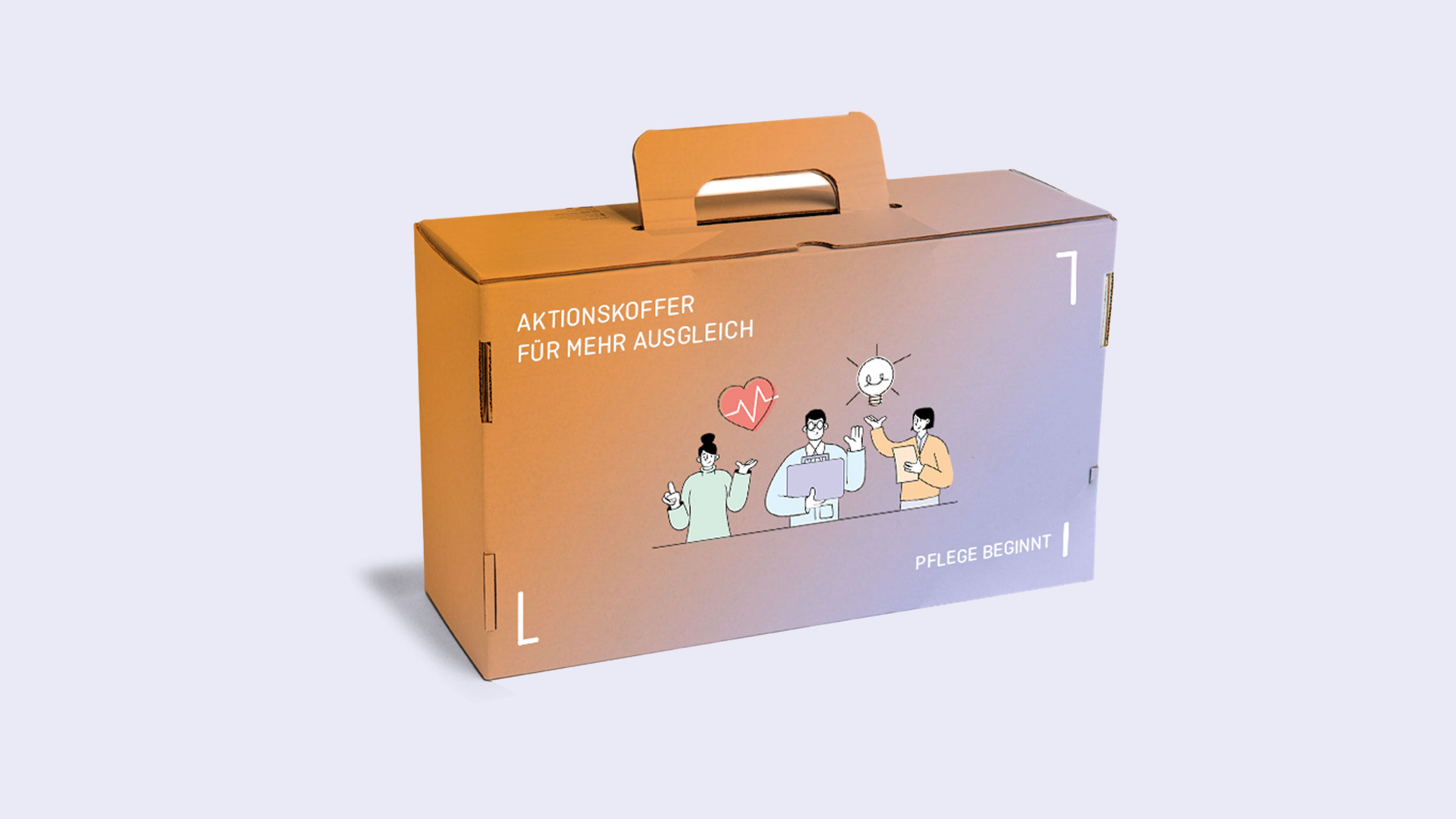 Team Gesundheit Bewegung Pflege beginnt Aktionskoffer Ausgleich