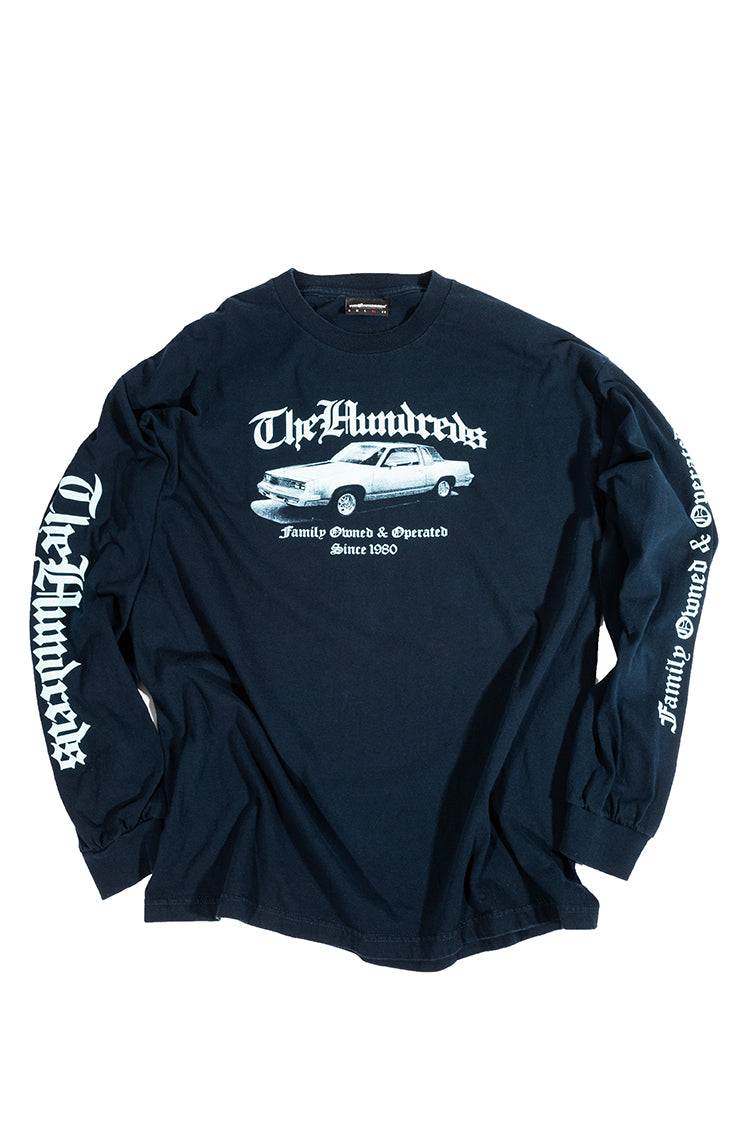 The Hundreds Los Cientos Longsleeve T-Shirt Navy XL