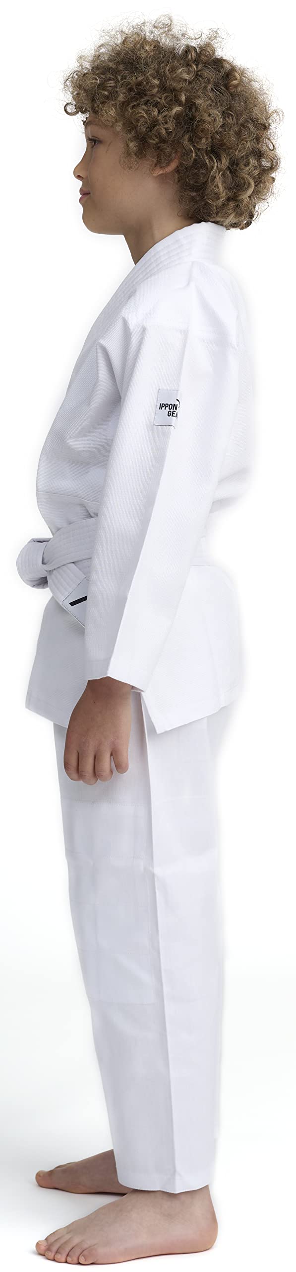Ippon Gear Beginner 2 Judoanzug 130 weiss mit Gürtel