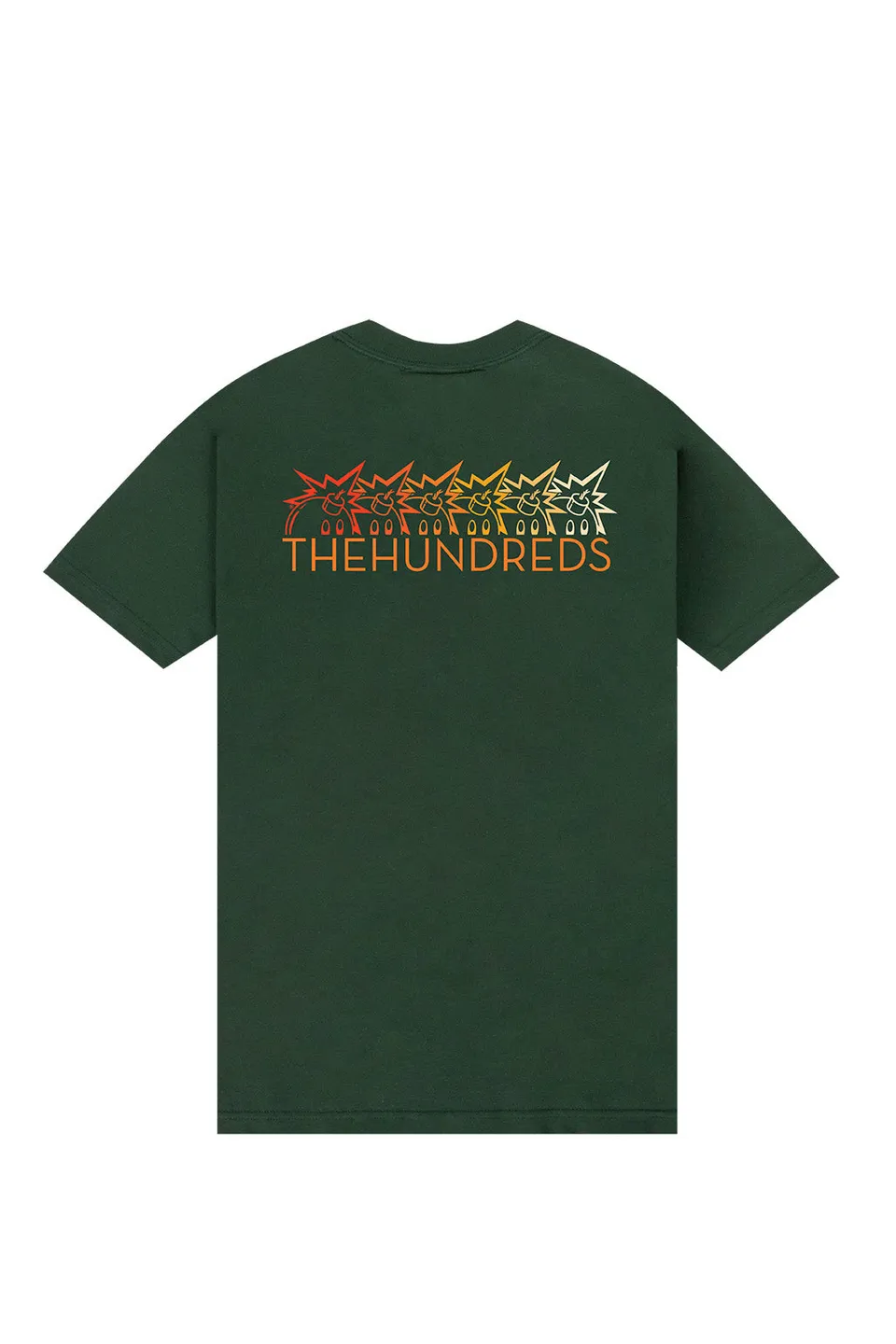 The Hundreds Colors T-Shirt Forest Green Baumwolle