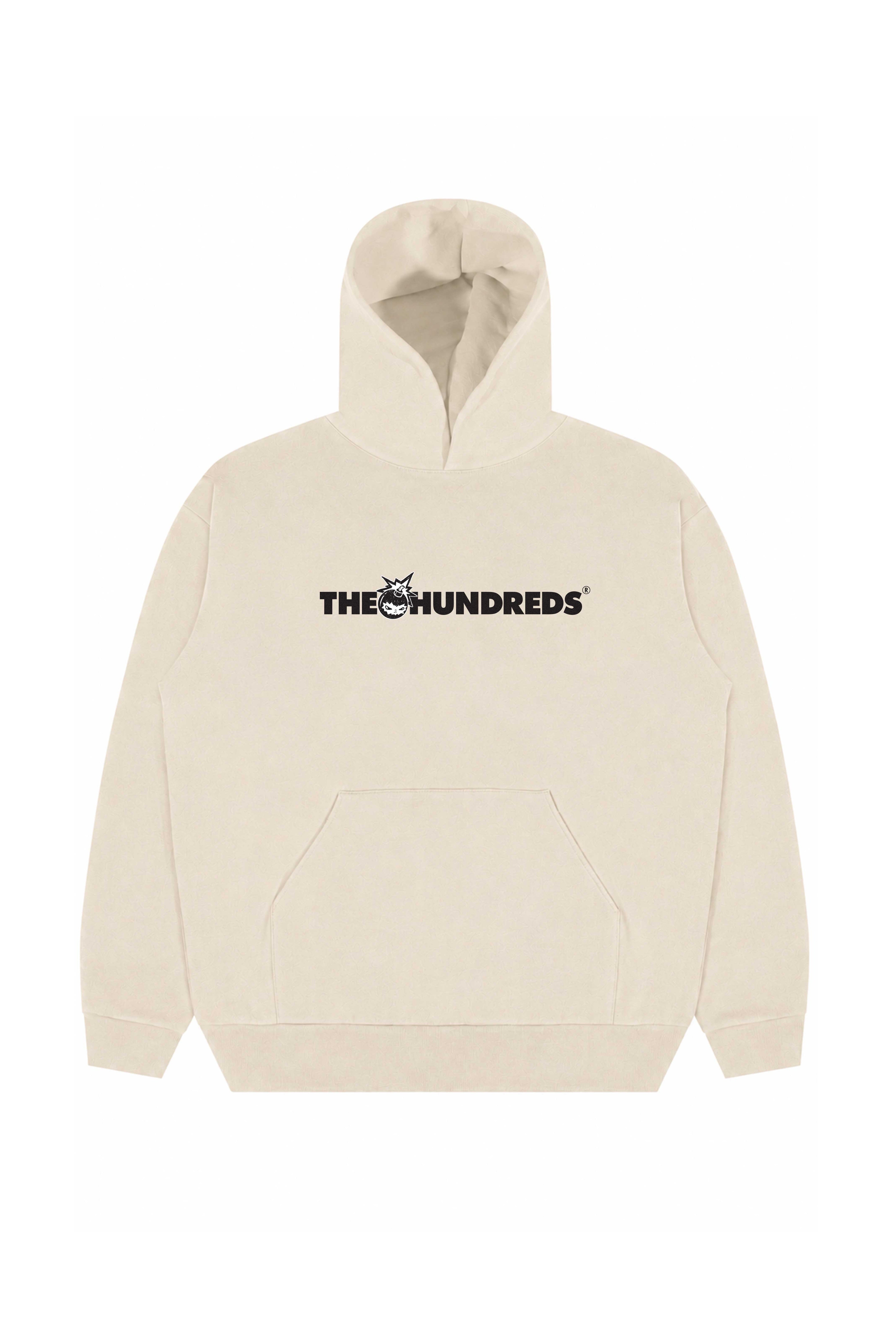 The Hundreds Hirono Bar Sweatshirt Beige Oversize Hoodie