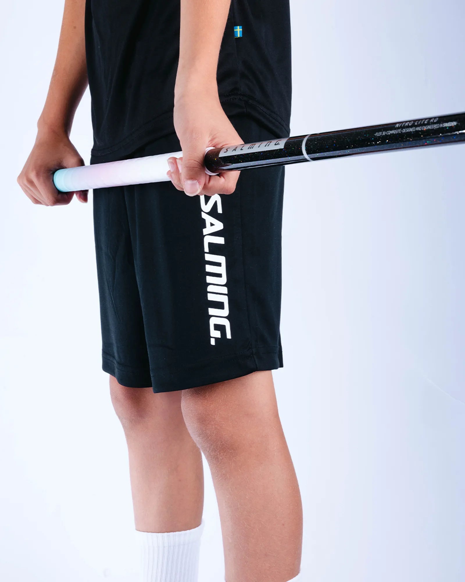 Salming Active Training Shorts JR 152 leicht schwarz
