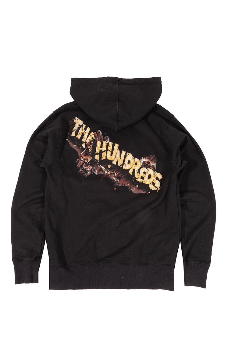 The Hundreds Quake Zip-Up Hoodie Schwarz L