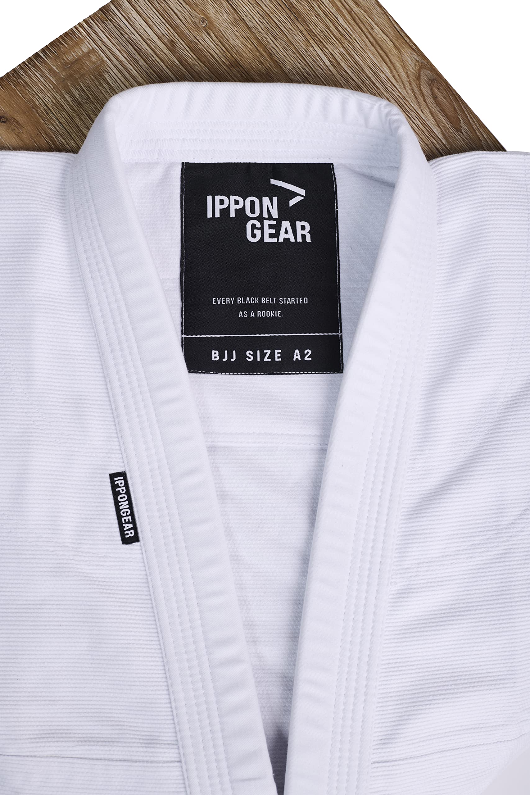 Ippon Gear Rookie BJJ-Anzug Kinder mit Gürtel Schwarz