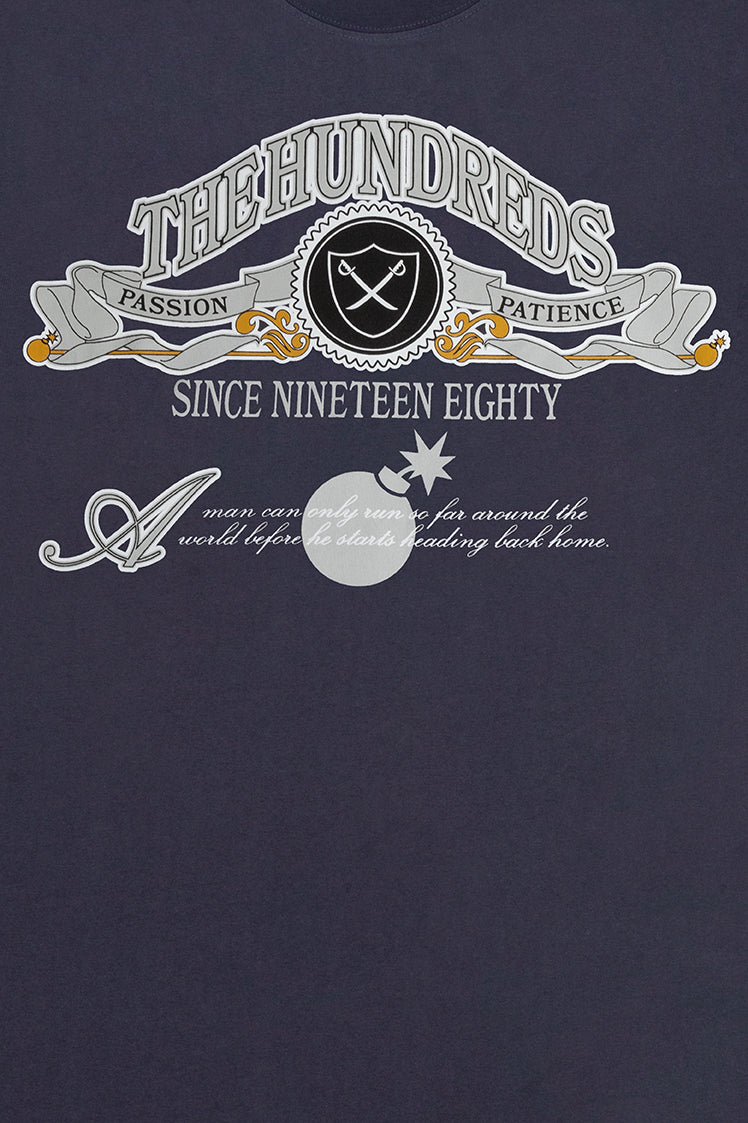 The Hundreds Graphic Tees Team Crest T-Shirt Baumwolle