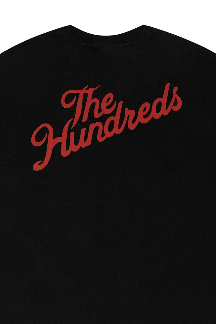 The Hundreds Slant T-Shirt Weiß Oversize Baumwolle Slant