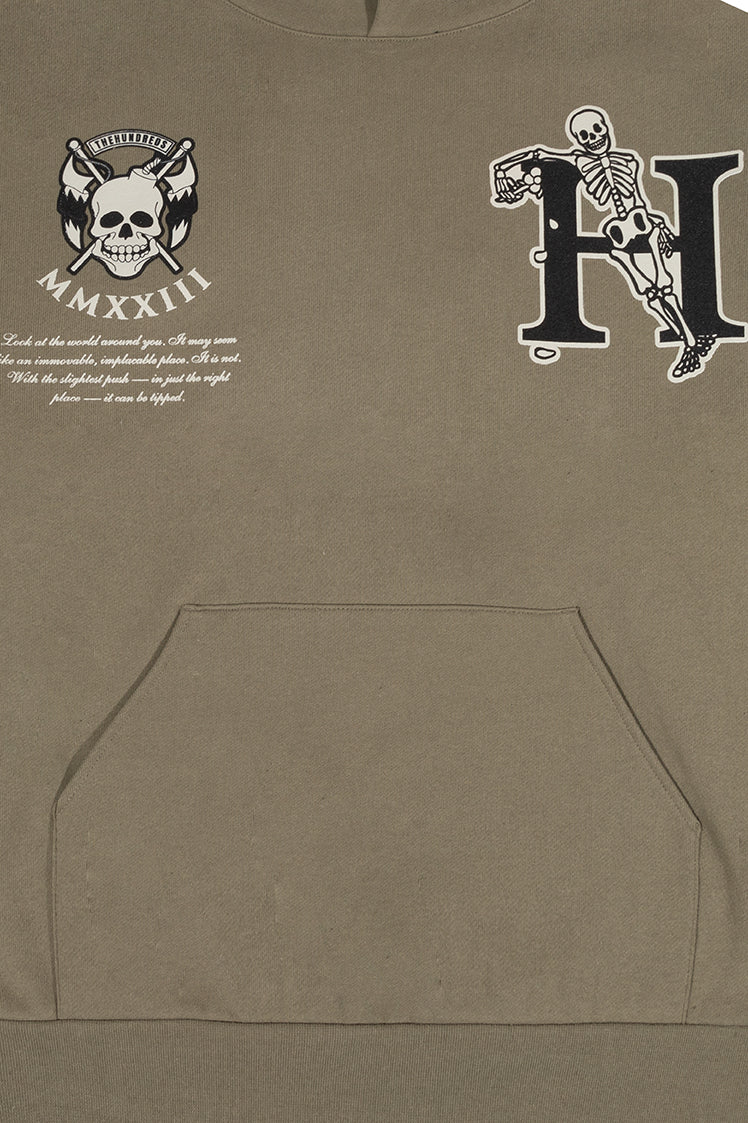 The Hundreds End of Beginning Pullover oliv Hoodie