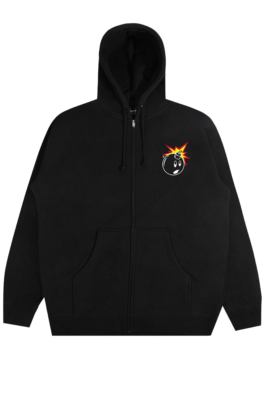The Hundreds Outstanding Zip-Hoodie schwarz Baumwolle
