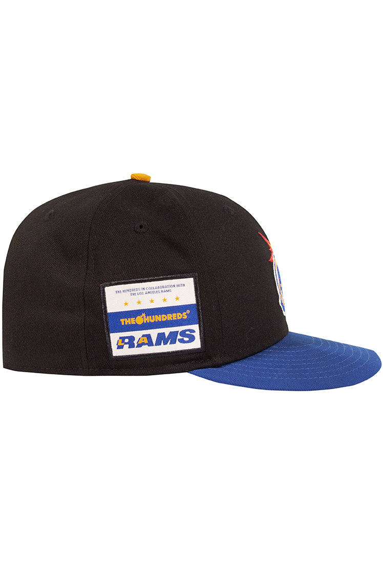 The Hundreds Rams New Era Hat Schwarz Polyester Fitted