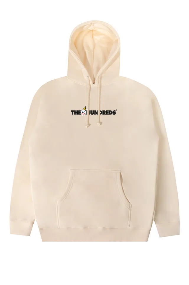 The Hundreds Jack Was Here Adam Hoodie Ivory Baumwolle