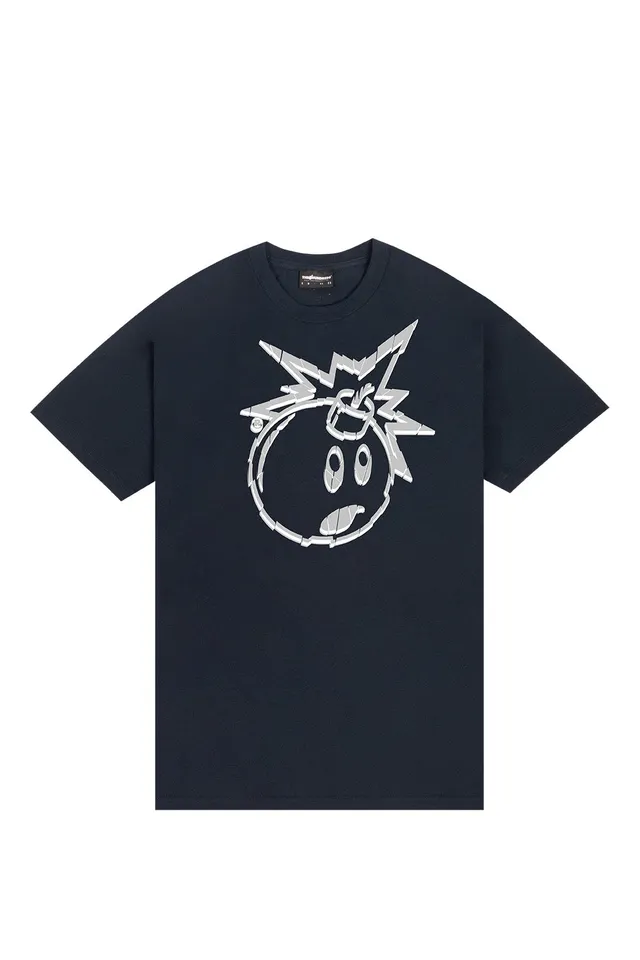 The Hundreds Shattered Adam T-Shirt Navy S Baumwolle