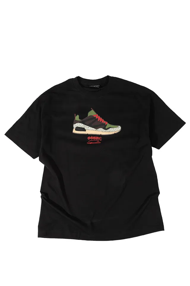 The Hundreds Ben Hoya Sneaker T-Shirt Black XL Vintage