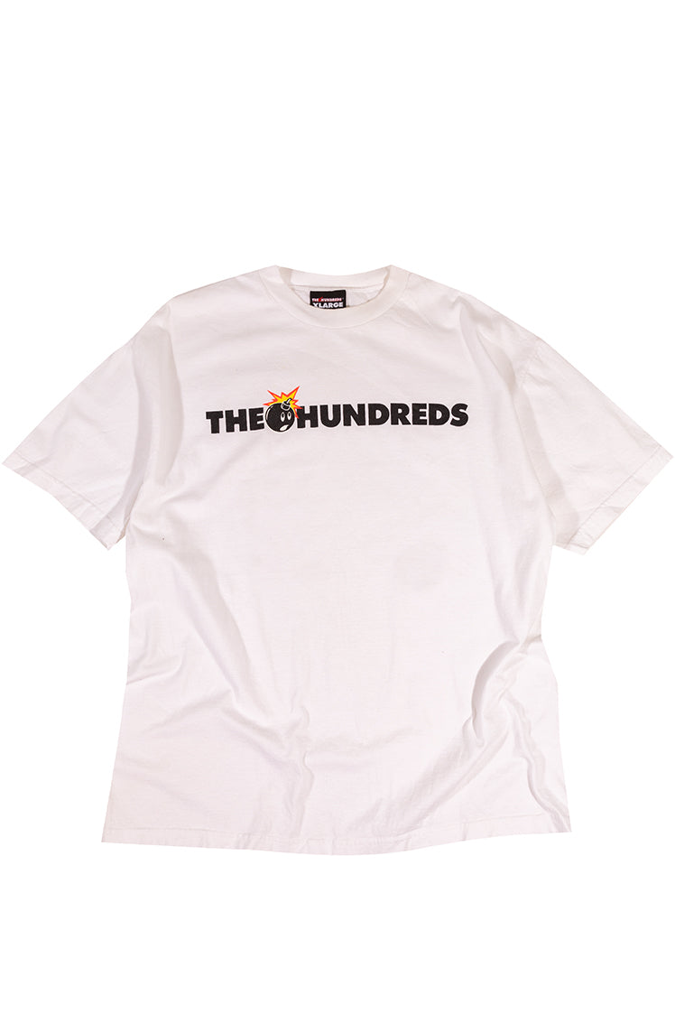 The Hundreds Adam Bar Logo T-Shirt Weiß XL Vintage
