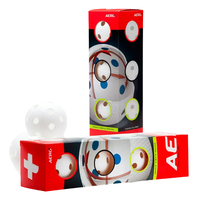 Salming Aero Plus Floorball 4er Pack weiß