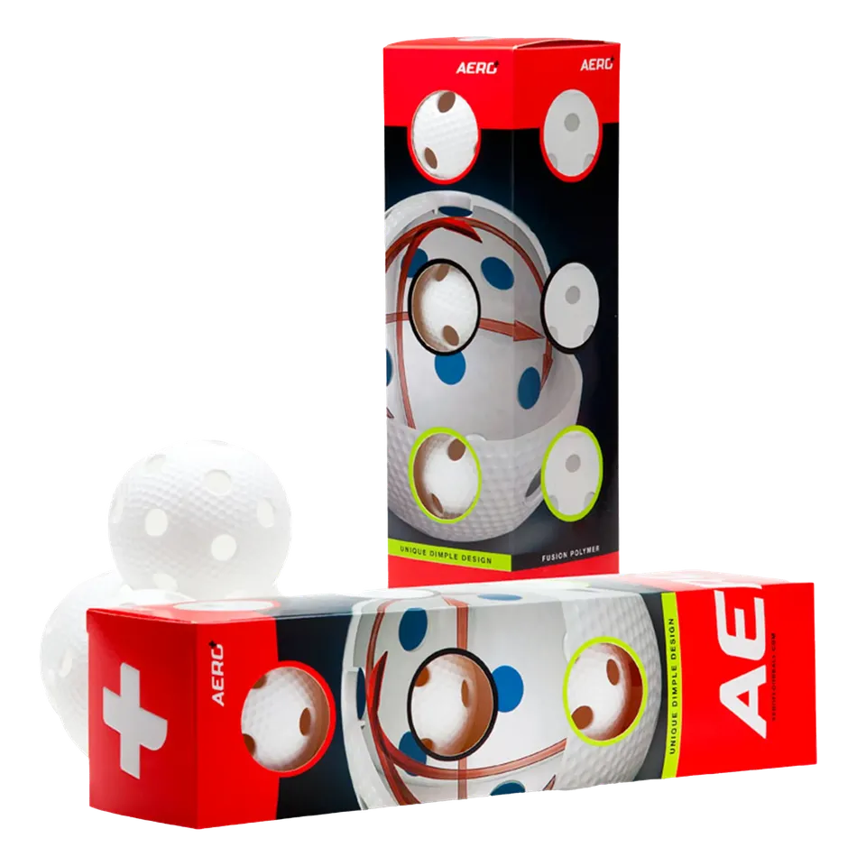Salming Aero Plus Floorball 4er Pack weiß
