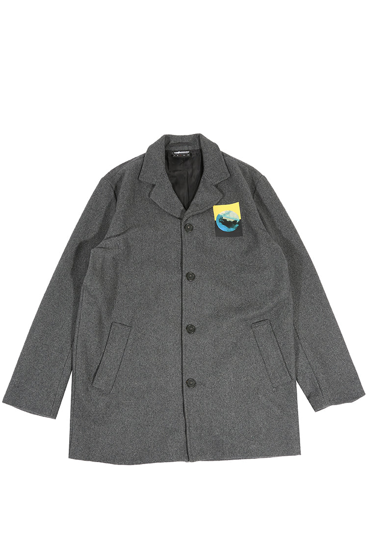 The Hundreds Outerwear Prism Overcoat Mantel grau L