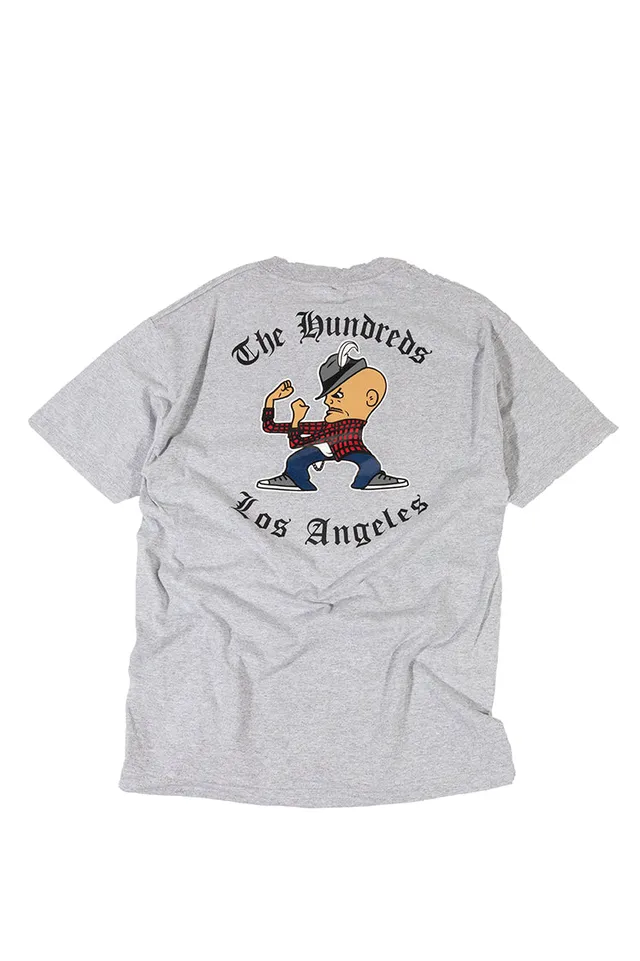 The Hundreds El Lay T-Shirt grau L Vintage Grafik
