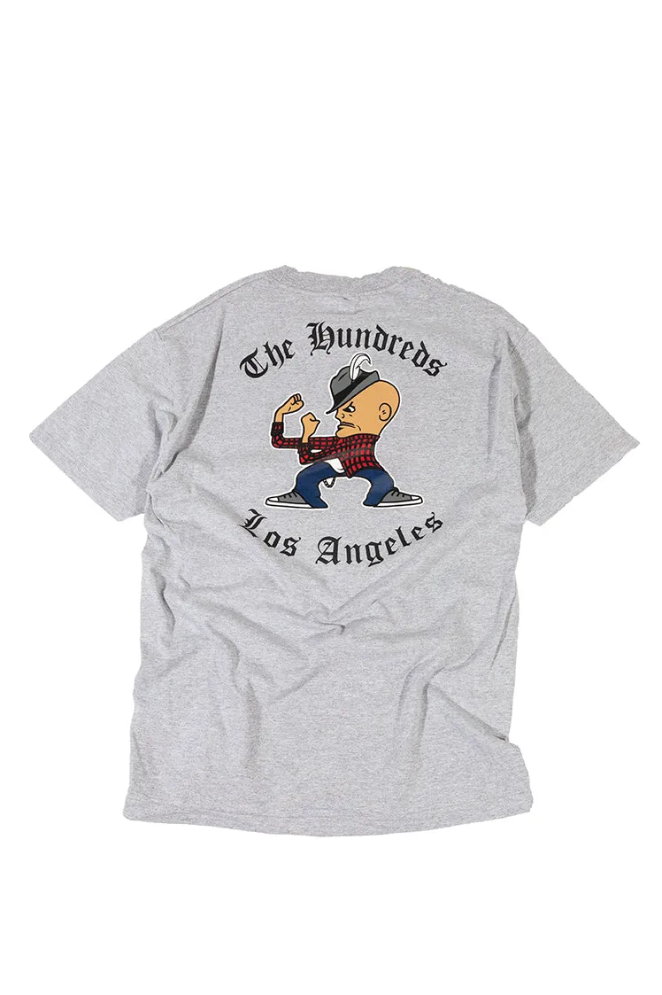 The Hundreds El Lay T-Shirt grau L Vintage Grafik