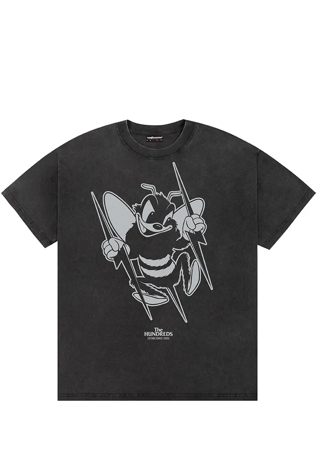The Hundreds Big Buzz T-Shirt Schwarz Oversize